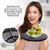 12 Inch Lazy Susan Turntable Organizer, Non Skid Large Lazy Susan Turntable for Cabinet, Computer or Laptop, Plastic Turn Table, Black, 1 PC