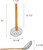 TrueCraftware- 10” Fine Mesh Skimmer Galvanized Steel with Natural Bamboo Handle- Spider Strainer Ladle Kitchen Frying Food Pasta Spaghetti for Cooking and Frying Pasta Strainer Spoon