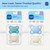 MAM Original Matte Baby Pacifiers 0-6 Months, Binky for Newborn Babies, BPA-Free Skin Soft Silicone Nipple, Easy to Clean, Developed with Medical Experts, 2 Pack, with Sterilizer Case, Made in Europe