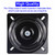 12 Inch Lazy Susans Turntable Bearings Swivel Zinc Plate, Black Square Lazy Susan Hardware, Heavy Duty Lazy Susan Replacement Parts for Table, Chair, Round Bar Stools(1 Pack)