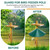Qualirey 2 Pack 21.5 Inch Metal Squirrel Proof Baffle for 4 x 4 Posts Wrap Around Guard for Bird Feeder Pole to Deter Squirrels (Green)
