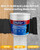 Xmntdo Polyurethane Waterproof Coating Black, 1 Gallon, Roof Sealant Waterproof Coating for Flat & Matal Roofs, Foundations, Concretes, Indoor and Outdoor Leak Repair Basement Sealer Waterproofing