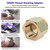 JIOTAR 05265 Thread Cleaner Adapter Tool for Any Common Household Outdoor Faucet to Hose Adapter, Thread Repair Cleaning Tool, Thread Cleaner Faucet Wrench Tool, Garden Hose Thread Chaser