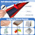 Rubber Edge Trim, 1-3/4 inches Self-Adhesive U Channel Edge Protector for Woods, Flexible U Shaped Peel and Stick Edge Banding, Edge Guard, Fit 1.75"(44mm), 20Ft, Black