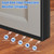 Rubber Edge Trim, 1-3/4 inches Self-Adhesive U Channel Edge Protector for Woods, Flexible U Shaped Peel and Stick Edge Banding, Edge Guard, Fit 1.75"(44mm), 20Ft, Black