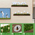 Simgoing 2 Pieces Golf Ball Display Rack Floating Shelf Solid Wood Shelf Rack Wall Mounted Golf Ball Holder up to 15