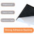 Rubber Adhesive Pads, 4 Pcs Closed Cell Foam Sheet Neoprene High Density Foam Anti Vibration Pads for Furniture Cars Speakers Black (6" x 6" x 1/4", 4 Pcs)