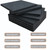 Rubber Adhesive Pads, 4 Pcs Closed Cell Foam Sheet Neoprene High Density Foam Anti Vibration Pads for Furniture Cars Speakers Black (6" x 6" x 1/4", 4 Pcs)