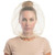 Oversized Makeup Protector Hood, Guards Hair & Makeup While Dressing, Nylon Chiffon, Reusable, Zip Closure, Machine Washable, Beige, 1Pack