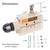 Awoco Heavy Duty Commercial Door Micro Switch with Parallel Roller Plunger for Sliding Doors/Windows for Air Curtains, 250V 15A IP 65 Limit Switch Type NO and Type NC (TZ-6002-15A)