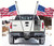 Universal 2" Hitch Receiver Flag Pole Holder for Poles Under 1.3" - Fits Trucks, SUVs, Jeeps, Trailers, and Most Vehicles