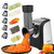 Electric Vegetable Graters Professional Salad Maker, Electric Slicer Shredder Graters for Kitchen, Gratersr/Chopper/Salad,Electric Salad machine for Vegetables Carrot Cheese Black