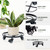 2pack Metal Plant Caddy with Wheels Heavy Duty, 180 Lbs Capacity, 14 Inch, Plant Stand with 360° Lockable Wheels for Plant Pots, Heavy Objects Hauling