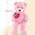 BENINY Red Heart Giant Teddy Bears, Big Teddy Bear Stuffed Animals with Embroidered I Love You for Girlfriend, Huge Valentines Fluffy Teddy Bear Birthday Gifts (Pink, 36 inches)
