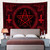 SHRAPHY Demon Pentagram Tapestry 80x60 Inches Mysterious Magic Rune Symbol Wall Hanging for Bedroom, Living Room
