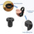 uxcell 48Pcs Rubber Grommets 4mm Drill Hole, 2mm ID Hole Top Hat Grommet Black Silicone Rubber Hole Plug Gasket for Wiring, Automotive