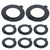 EATAKWARD 8 Pcs 100MM Bucket Pin Shim Spacers for Excavators and Loaders