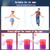LED Jump Rope for Kids Colorful Skipping Rope Light Up Ropes for Girls Boys Fitness Exercise & Lights Dancing & Night Party Favors,Pink