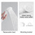 RV Shower Faucet with Handheld Showerhead & Hose, 4" ABS Shower Set, Leak & Rust Resistant for RV Camper Motorhome Travel Trailer (White, Indoor/Outdoor Use)