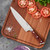 SLEMOON 8 Inch Forged Chef Knife, 15° High Carbon Stainless Steel Sharp Kitchen Knife with Ergonomic Pakkawood Handle, Rust Resistant, Gift Box for Home & Restaurant