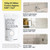 Hemway White Iridescent Glitter Grout Additive 100g Metallic Flakes for Adding Sparkle to Kitchen & Bathroom Tiles | Enhance Your Indoor Grouting Projects with a Durable Sparkly Effect