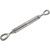 MarineNow 1/4" X 4" Eye Eye Open Body Marine Turnbuckle 316 Stainless Steel