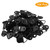 BokWin 100 Pcs Triangle Picture Hangers with Screws D Ring Picture Hang Solutions for Hanging Photos Picture Craft(Black)