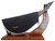 Ham Cover Black for Spanish Serrano & Iberico Hams and Italian Prosciutto (Black & Grey) (Cover only - Ham & Stand are not Included)