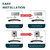 TOPELER 12Pack Bronze Surface Mount LED Ceiling Light, 6 Inch Dimmable LED Downlight, 15W 4000K Cool White, Dimmable Low Profile Recessed Disc Light for Home Improve, ETL Listed