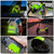 SWRT 2 Inch X 160 FT Reflective Tape Outdoor Waterproof DOT-C2 Fade Resistant Fluorescent Green Reflective Strong Adhesive Safety Warning Reflector Conspicuity Tape for Trailer Trucks Bikes