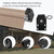 Roller Shade Bracket Coolaroo Replacement Parts for Indoor/Outdoor Sunshade and Roller Blinds Coolaroo Sun Shades Outdoor (Black, Cordless Bracket)