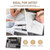Nicpro 35PCS Art Mechanical Pencil Set, 3 PCS Metal Drafting Pencil 0.5 mm & 0.7 mm & 0.9 mm & 3 PCS 2mm Lead Holder (6B 4B 2B HB 2H 4H Colors) For Sketching Drawing With 20 Tube Lead Refills Case