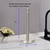 Fatizon Paper Towel Holder Stand,Sturdy Standing Paper Towel Holder Countertop,Paper Towel Roll Holder for Kichen (Brushed Nickel)
