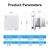 EINTTAX 4 Inch Exhaust Fan, 56CFM Wall Mount Bathroom Exhaust Fan with Timer and Backdraft Damper, Quiet Window Mount Extractor Ventilation Fan for Bathroom Kitchen Garage, 12W, White