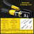 Brileine Hydraulic Crimping Tool and Cable Cutter Hydraulic Cable Lug Crimper 10 US TON 12 AWG to 00 (2/0) Electrical Terminal Cable Wire Tool Kit with 9 Die