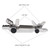 ChgImposs Metric & Imperial & US Screw Gauge SAE Whitworth 55 Degree & Metric 60 Degree & & US 60 Degree Thread Pitch Gauge for Industrial Measurement