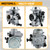 MOTOALL TRX300 carburetor+Oil Filterw/Air Filter for Honda TRX300 FOURTRAX 1988-2000, TRX300 FW FOURTRAX 1988-2000