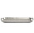India Handicraft Modern Classic Decorative Serveware 23.5 x 6 Inch Aluminum Long Oval Serving Tray with Handles, Silver Tone