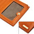 ANDOILT Womens Genuine Leather Wallet RFID Blocking Credit Card Holder Zipper Purse Cell Phone Handbag Brown
