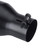 LCGP 2.5 Inch Inlet Exhaust Tip 2.5" x 4" x 12" Black Exhaust Tailpipe With Blot-On Design, Universal for Car