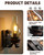 LightInTheBox Rustic Wall Sconce Vintage Farmhouse Wall Light Fixtures Industrial Glass Wall Lamp for Cabin Bedroom Living Room Hallway Fireplace (1PCS)