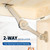 Heavy Duty Lid Support Hinges Soft Close Folding Lid Stay Hinge, Perfect for Cabinet Kitchen Wardrobe Toy Chamber, Max Support 50lb/2pcs