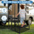 RV Steps w/Dual Handrails, 2 Step Spa Hot Tub Steps with Anti-Slip Pedals, 400lbs Load Capacity, Universal Portable Mobile Home Stairs Steps for 5th Wheel RV, Spa, Porch, Pool, Travel Trailers