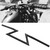 AnXin 7/8" 22MM HandleBar Z Handle Bars Universial For Sportster Cruiser XL 883 1200 Custom Chopper Softail Dyna Street Bob Black