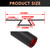 AnXin 7/8" 22MM HandleBar Z Handle Bars Universial For Sportster Cruiser XL 883 1200 Custom Chopper Softail Dyna Street Bob Black