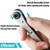 DURATECH 4 IN 1 HVAC Service Wrench, 3/16", 1/4", 5/16", 3/8", Air Conditioning & Refrigeration Equipment, Hex Bit Adapter