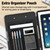 Sooez Toughest Clipboard with Storage, Internal Pen Pouch Included, Letter/ A4 Size, Shockproof Heavy Duty Plastic Clip Boards 8.5x11”, High Capacity Clipboards Box Case for Contractor Trucker Driver