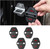 GUIILAN Car Door Lock Decoration Protector Latches Cover Compitable with 2018-2025 Jeep Wrangler JL JLU 4XE Unlimited Sahara Sports Rubicon Gladiator JT Door Lock Cover Parts Accessories