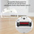 Replacement Bottom Duo Roller Base Plate Cover Chassis for Roborock Q5 Max+ Pro+ DuoRoller+, Q8 Max Max+ Plus Models Robotic Vacuum Cleaner - White Durable Lower Housing Shell with Precut Sensor Ports