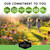 Edible Sunflower Seeds Collection for Planting | 2 Giant Flower Varieties – Mammoth & Black Russian – Heirloom Non-GMO – Survival Garden Seeds